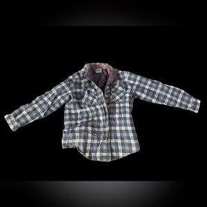 Men's Plaid Performance Jacket - Gray and White